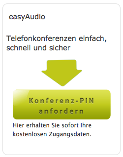 Sofort-Konferenz Zugangsdaten
